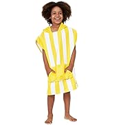 Dock & Bay Poncho with Hood - for Kids - Super Absorbent, Quick Dry - Includes Bag - Cabana - Bor...
