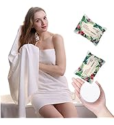 QUALIALL Compressed Towel Tablets, Portable Travel Washcloth for Camping Hiking Backpacking or Tr...