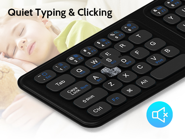 Foldable Bluetooth Keyboard