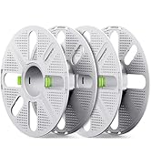 MarsWork Quick-Swap Reusable Spool for Refill Filament, Two-Finger Press Design, Compatible with ...