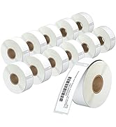 Anylabel Compatible 1-1/8" x 3-1/2" Direct Thermal Labels Replacement for DYMO 30252 Barcodes Add...