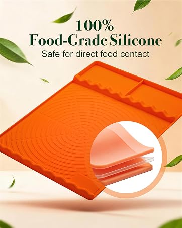 silicone griddle tool mat