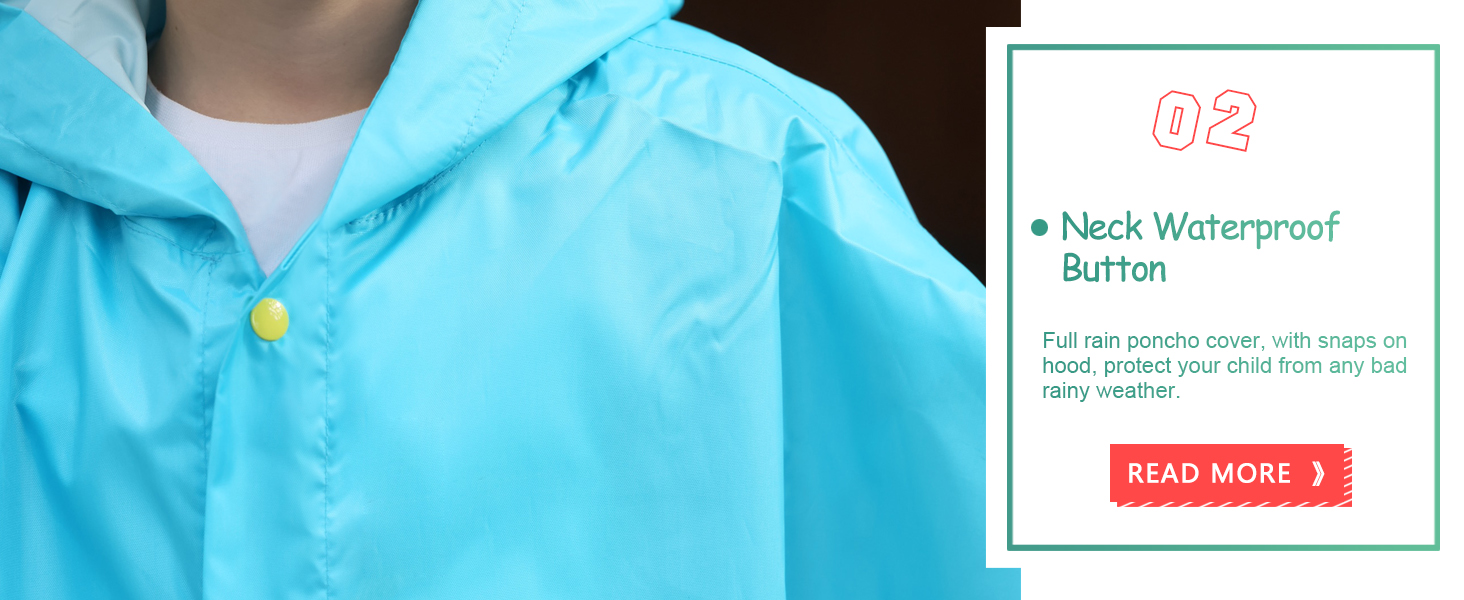 Toddler Raincoat Waterproof