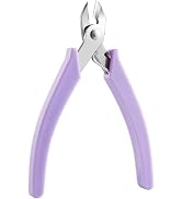Purple Manicure Nail Pliers for Rhinestones Gems Picker Removal Wire Cutter Nail Unloading Nipper...