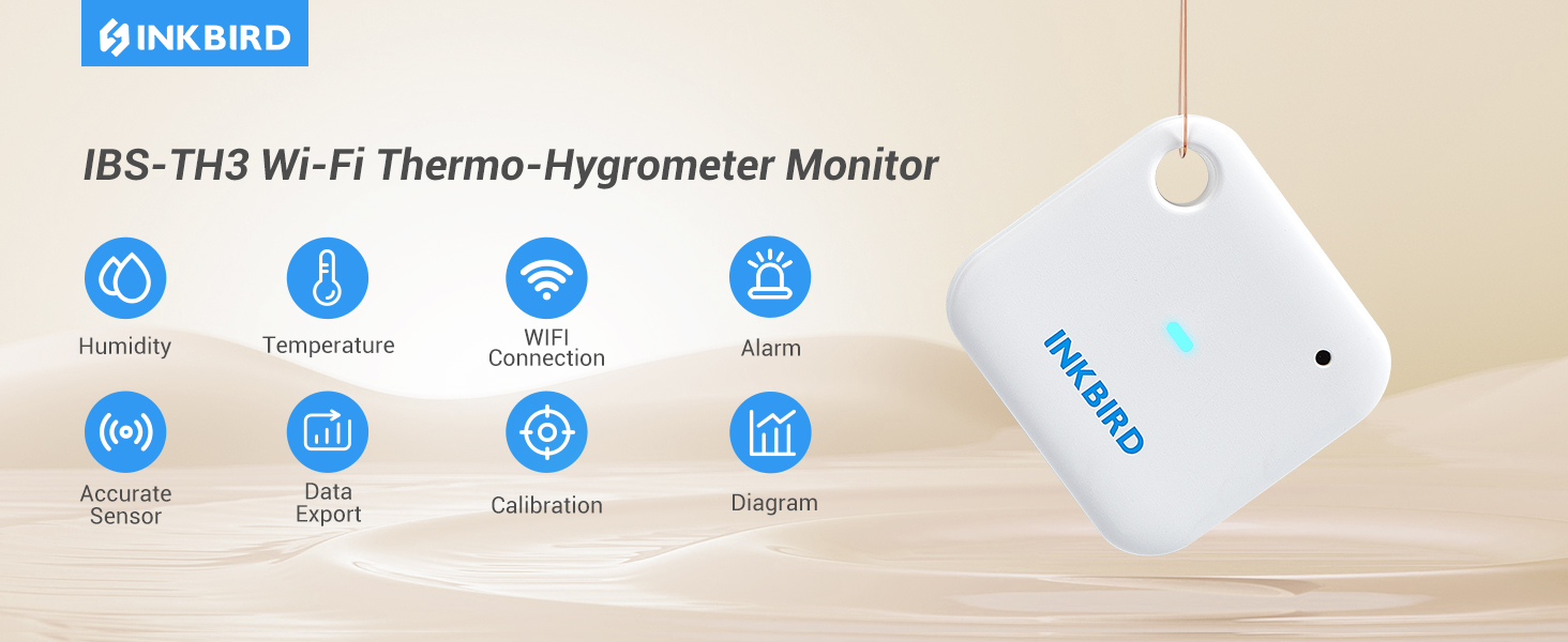 wifi thermo-hygrometer monitor