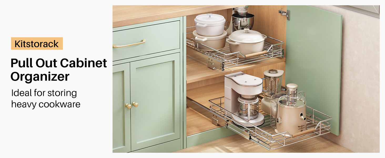 pullout cabinet organizer