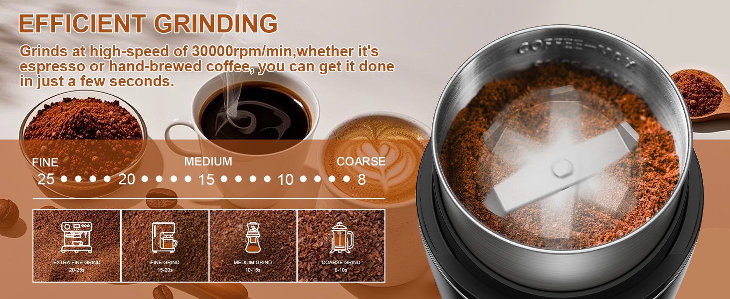 coffee grinder silver