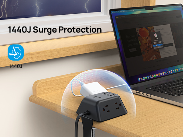 under desk power strip
