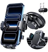 Military-Grade Heavy-Duty Metal Car Phone Holder Mount 2026 Upgraded Foldable & 360° Rotatable Ar...