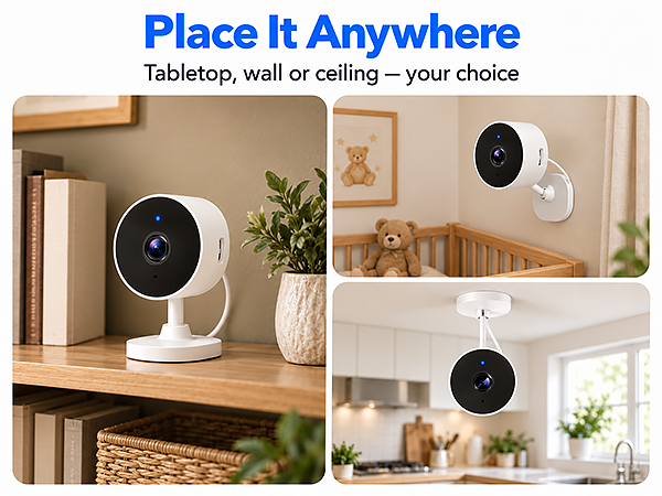 house cameras with audio and video, wifi camera, indoor camera, indoor pet camera
