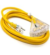 10 gauge extension cord 50 ft 12-gauge extension cord 6 foot 12 gauge extension cord