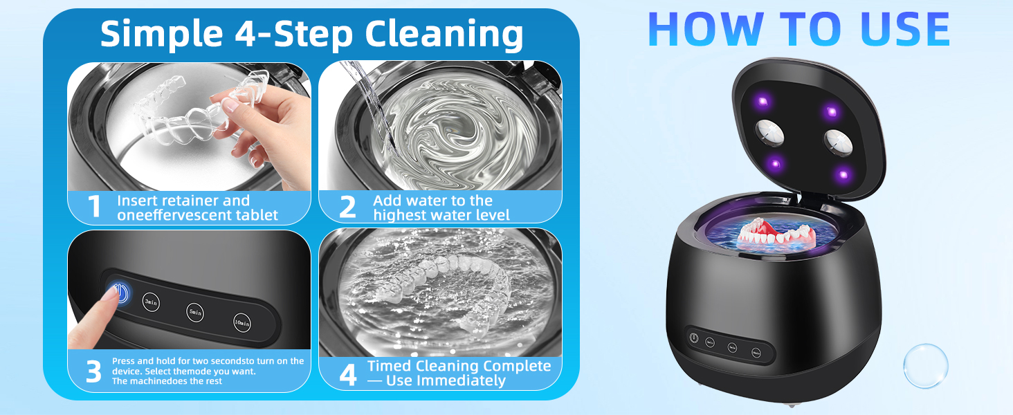 uv retainer cleaner