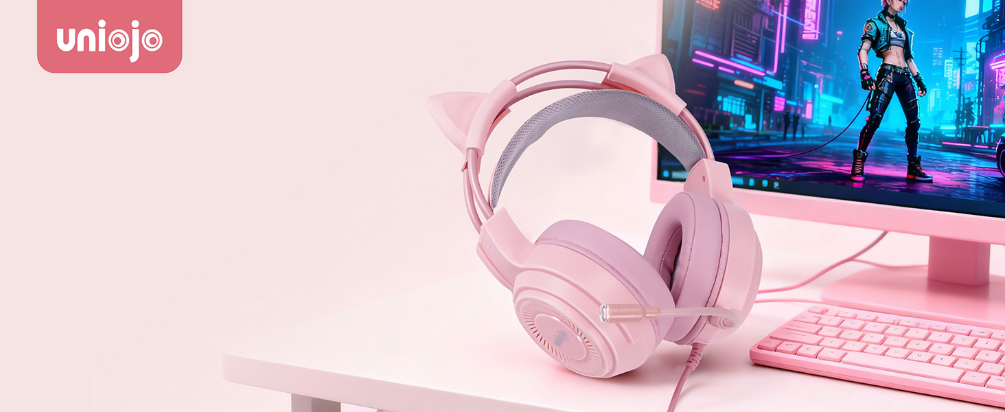 pink gaming headset
