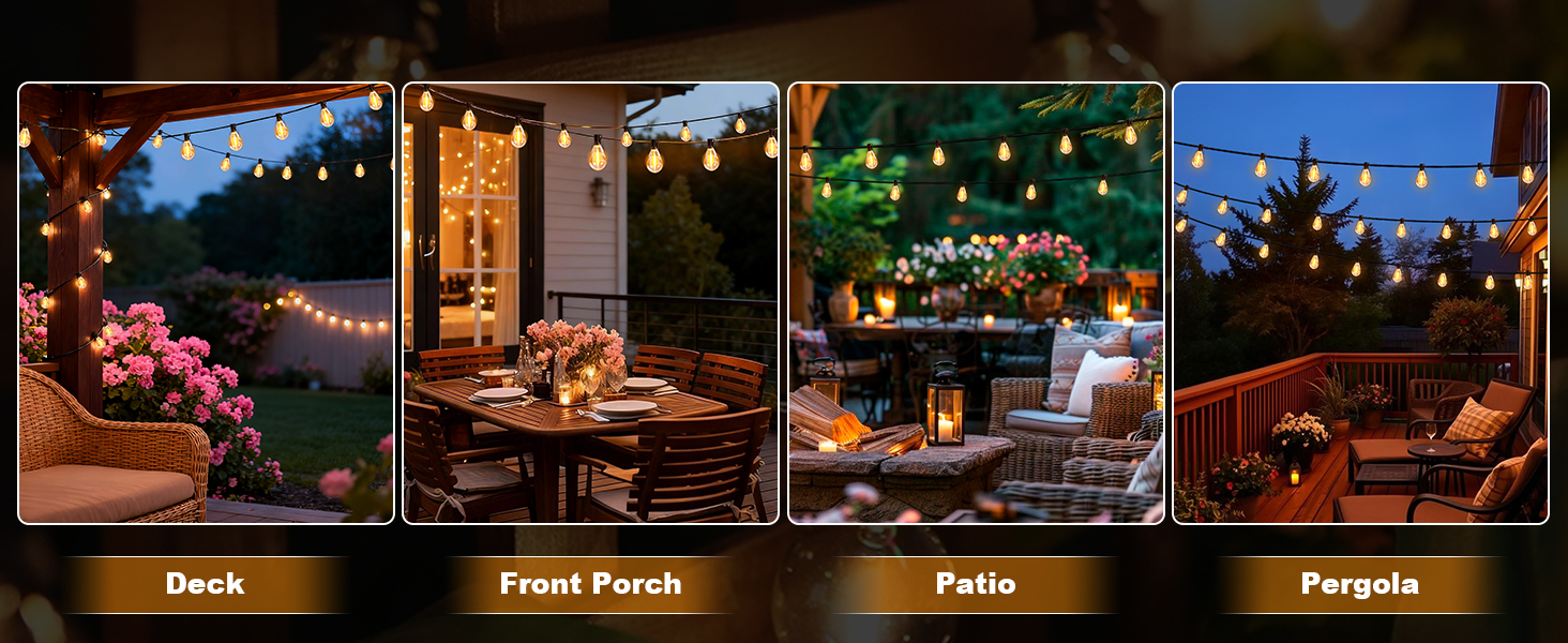 backyard lights