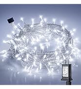 Hopolon 100LED White Christmas String Lights, 33ft Extendable Christmas Lights Outdoor Waterproof...