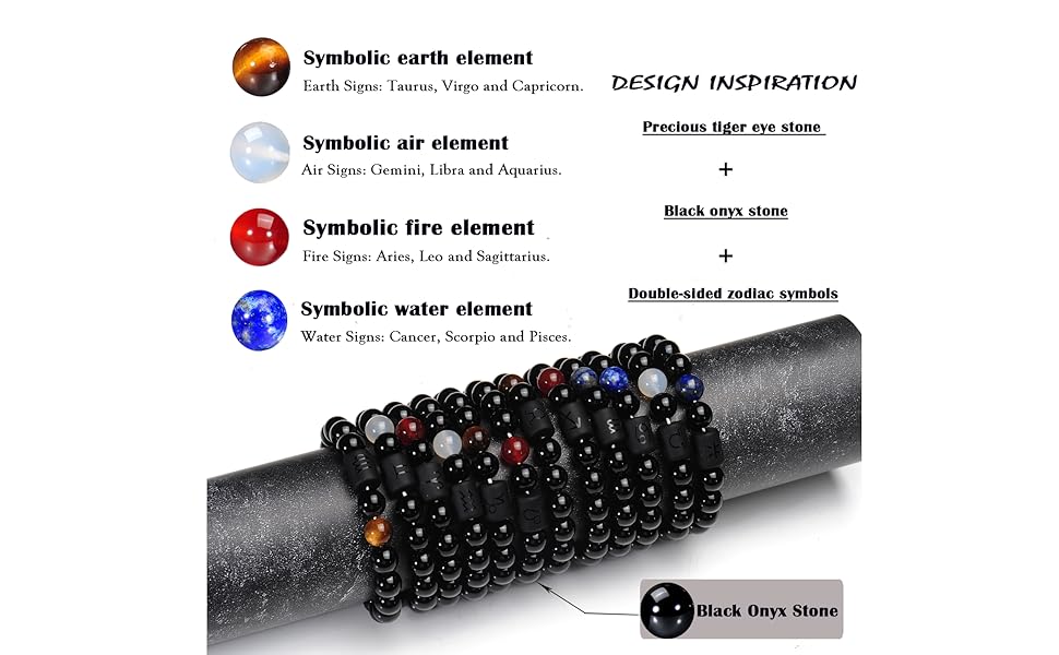 zodiac sign bracelet