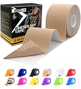 SOON GO Kinesiology Tape Pro 1/2 /5 Rolls, 2 Inch High Elasticity Sports Tape Therapeutic Pain Re...