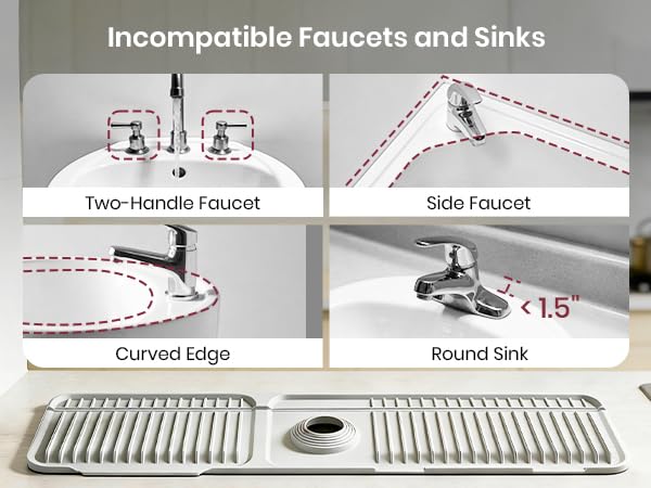 sink water splash guard