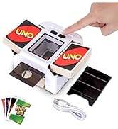 ChimimeDecor Automatic Card Shuffler, Rechargeable Portable UNO Shuffler Machine with Dual Modes ...