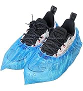 Ecumavin Shoe Covers Disposable/100 PCS (50 Pairs)/Non slip, Durable, Water-proof/CPE material, B...