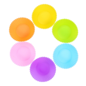 mini silicone baking cups cupcake liners small muffin 2in blue cupcakes foil flower green graduation