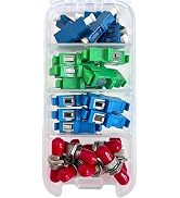 Fibershack - Fiber Optic Coupler Kit - Fiber Optic Connector Kit Includes 26 Fiber Optic Couplers...