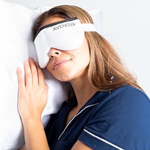 woman using eye compress