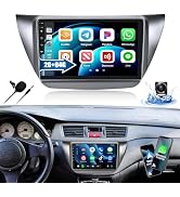 2G+64G Android 13 Car Stereo for Mitsubishi Lancer 2002-2007 with HiFi, Wireless Apple Carplay An...