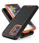 AWZHYDT for Motorola Moto Edge 5G 2024 Case, Heavy Duty Protective Case with Screen Protector [3 ...