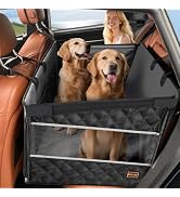 MIXJOY XL Dog Car Seat for Large Medium Dogs, Back Seat Extender for Pets, Waterproof Pet Carseat...