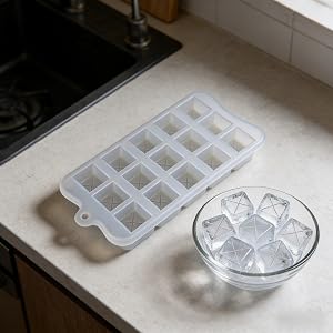 Food-grade silicone, BPA-free & odorless—safe for ice, chocolate, and baking.