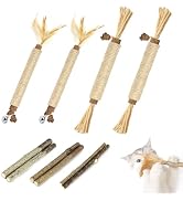 Tocirelo Cat Toys Silvervine Sticks - 10Pack Natural Cat Catnip Toys for Indoor Cats Kittens, Cat...