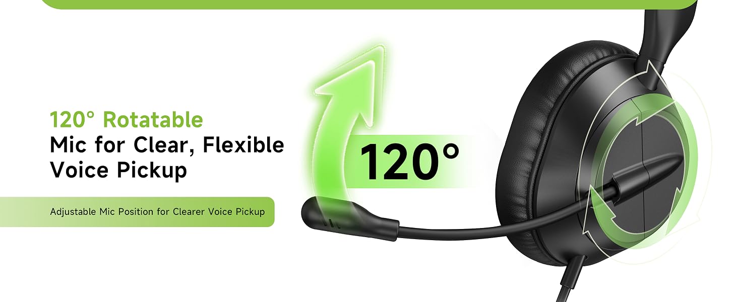 computer headset with microphone