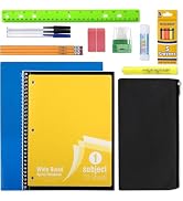 20 Piece School Supplies Pack for K-12 Back to School Supplies Bundle for School Students, Boys a...