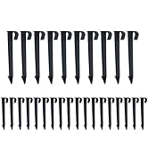 Irrigation Tubing Stakes 1/2" & 1/4": 28 PCS Hold Down Anchor Stakes for Drip Irrigation Tubing H...