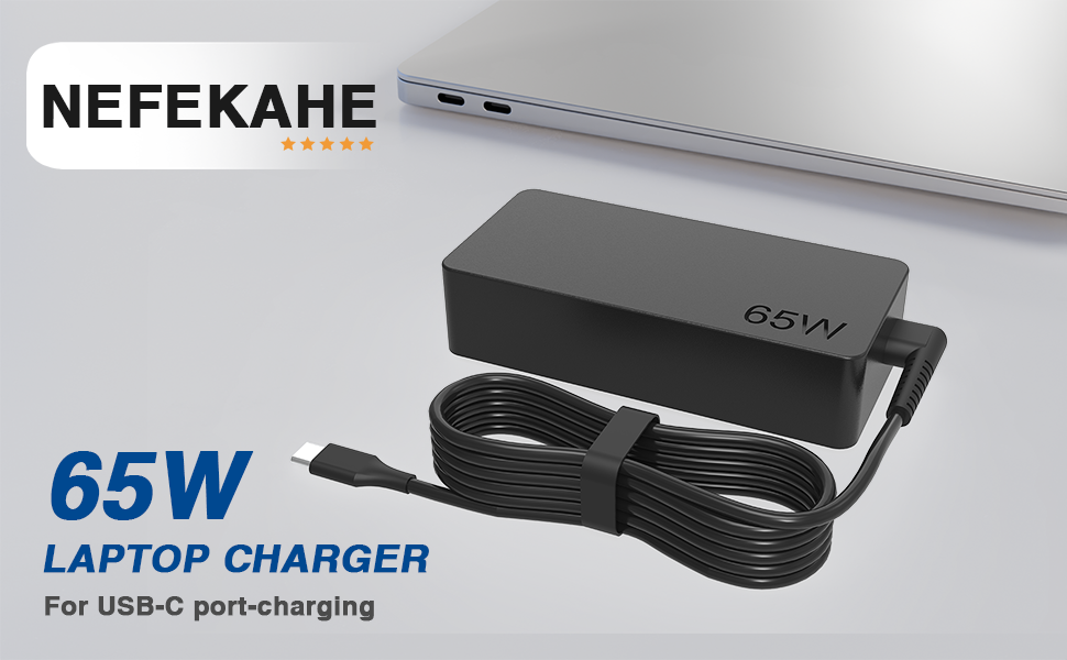 65W Lenovo laptop charger usb c