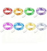 VOOKRY 8 Pack 30 LED Fairy Lights Battery Operated-10 ft Mini Copper Wire String Lights Firefly S...