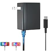 NALENSY Switch Charger for Nintendo Switch,AC Power Supply Adapter for Nintendo Switch Lite OLED ...