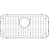 iPEGTOP Sink Bottom Grid, 23"x 13" Stainless Steel Sink Protector with Rear Drain Corner Radius 2...