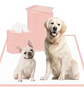 Oomicat XXL Puppy Pads 35 Count, Dog Pee Pads Extra Large 36" × 36", Pink Doggy Pads|Disposable T...