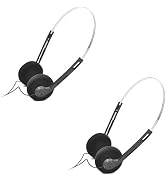 Junfamilee Retro Lightweight Earphones,Over-Ear Headphone,Vintage Feelings Underwire Headphones,H...