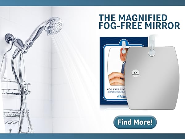 mirror shower fogless fog shaving suction bathroom mirrors free