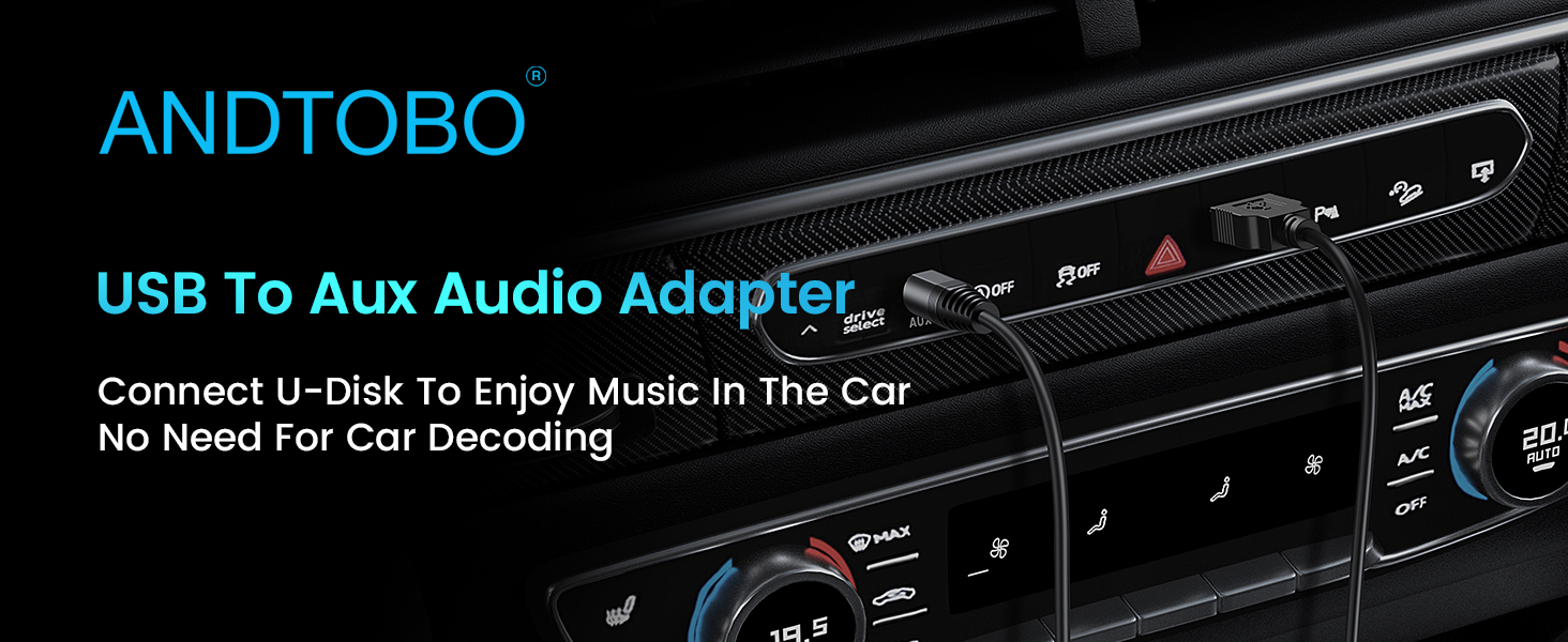 USB to Aux Audio Adapter