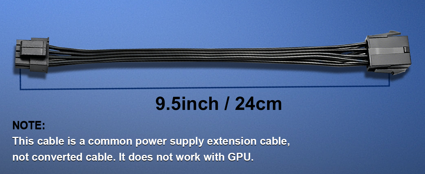 CPU 8(4+4) Pin Extension Power Adapter