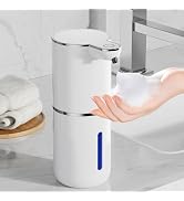 Fantictas Automatic Soap Dispenser,Touchless Automatic Foam Soap Dispenser 380ML, USB Charging 4 ...