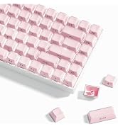 Womier Keycaps, Crystal Jelly Keycaps 60 65 75 100 Percent, Side Printed Elegant Key caps Custom1...