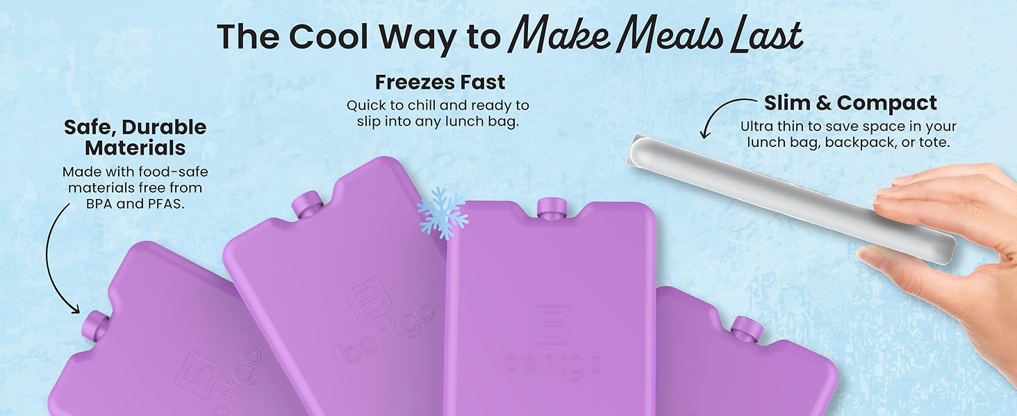 slim ice pack, thin ice pack, cooler ice pack, ice packs for cooler, quick freeze ice pack set