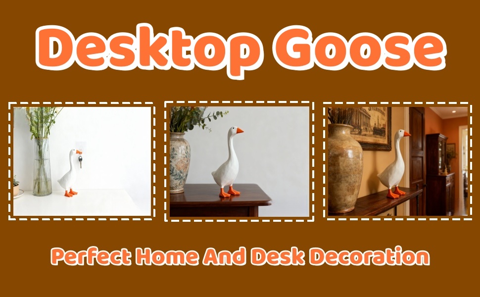 desk top goose desk goose statue mini porch goose