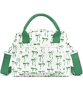 TESAFNG Lunch Box for Women Insulated Lunch Bag Cute Corduroy Lunch Tote Bags Lightweight Reusabl...