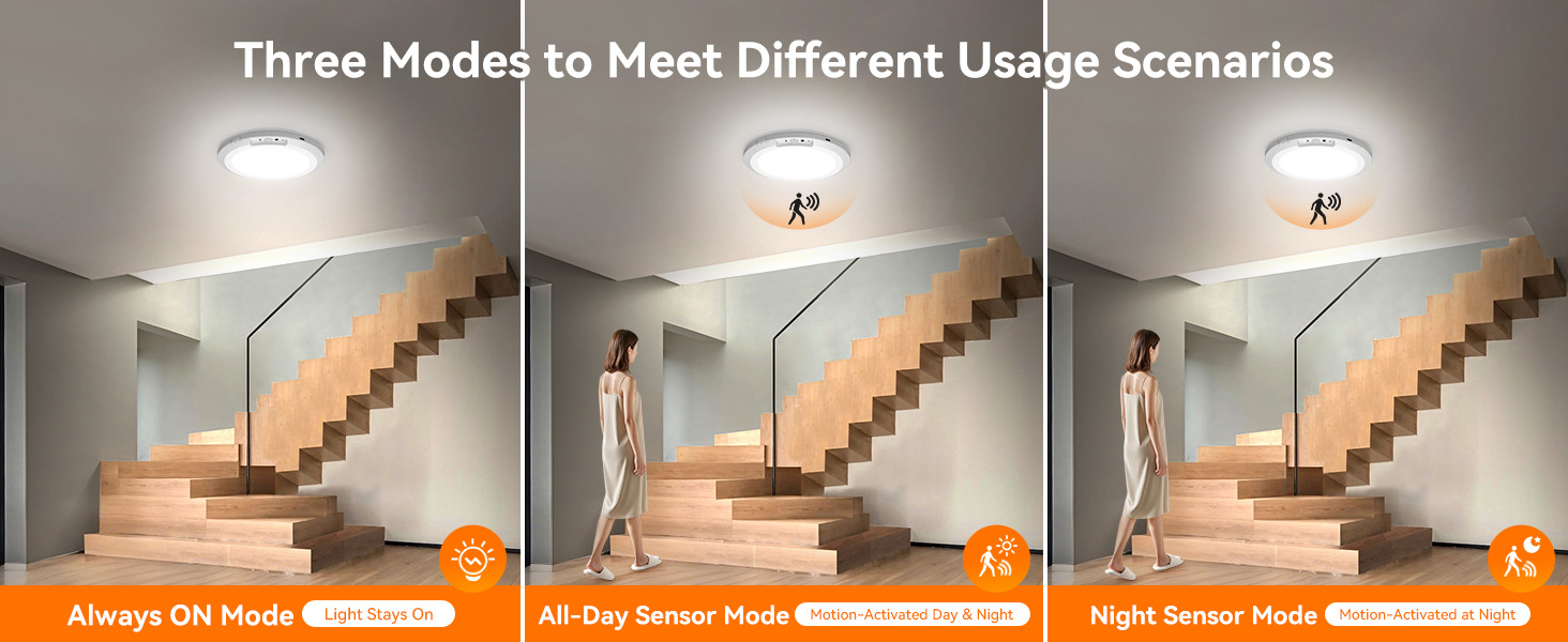 Motion Sensor Ceiling Light